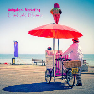 Aufgaben Marketing Eis-Café Pflaume
